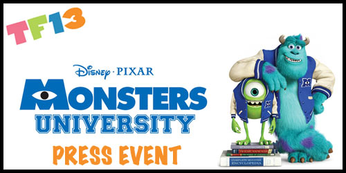 Disney Pixar "Monsters University" Press Event