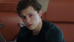 peter parker crying